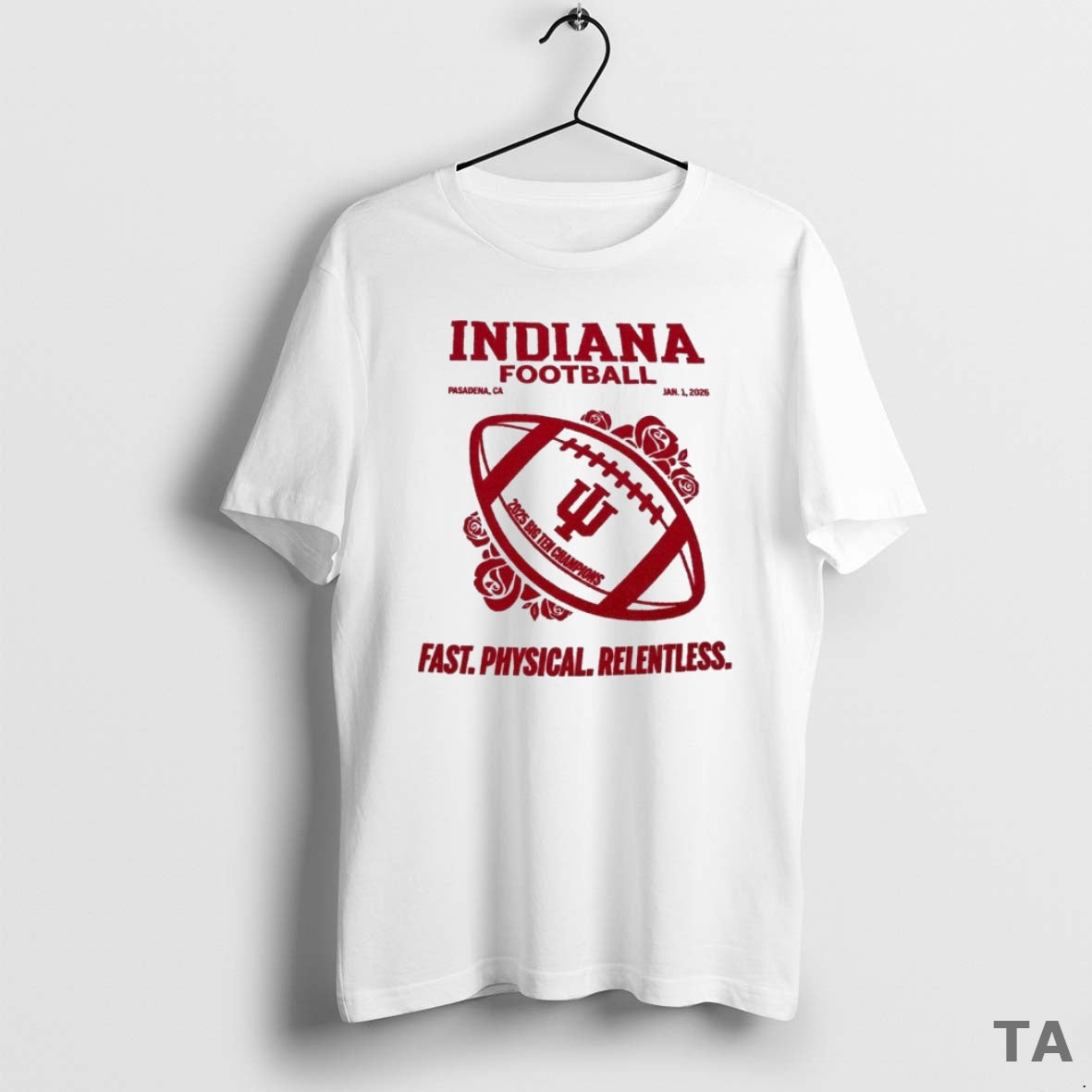 Top Indiana Football 2025 Big Ten Champions Jan 1 Pasadena Ca Fast Physical Relentless