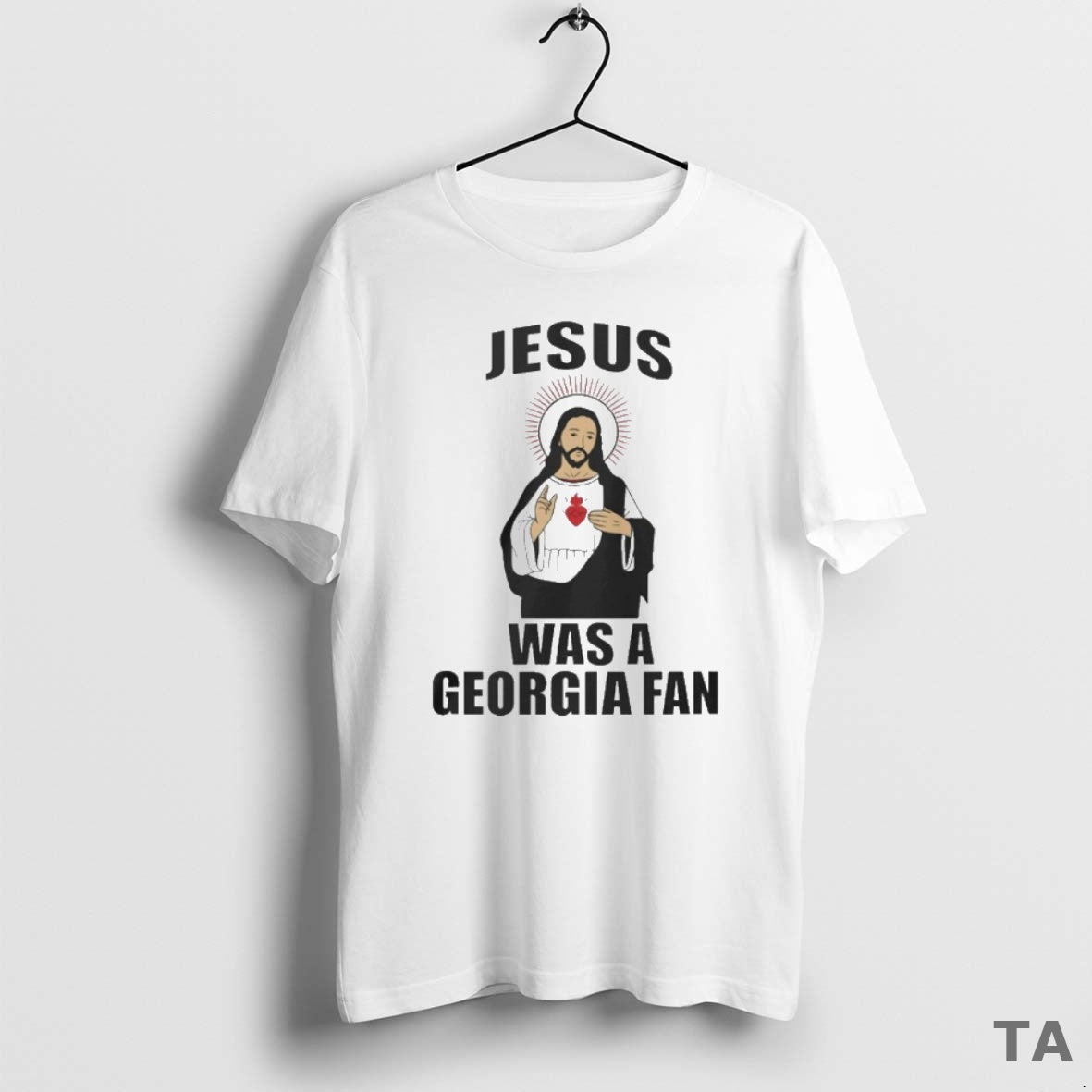 Top Jesus Was A Georgia Fan T Shirt Sweater