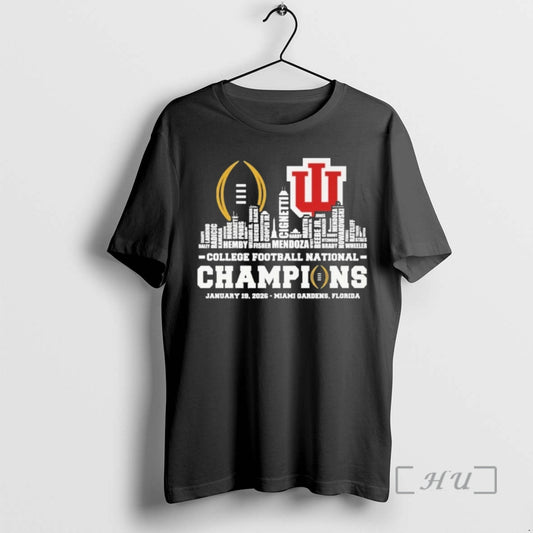 Trending College Football National Champions January 19 2026 Miami Gaens Florida Typo City Premium