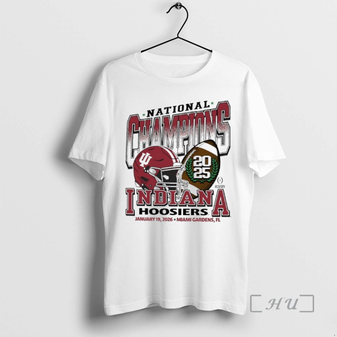 Trending Indiana College Football Playoff 2025 National Champions Helmet Vintage