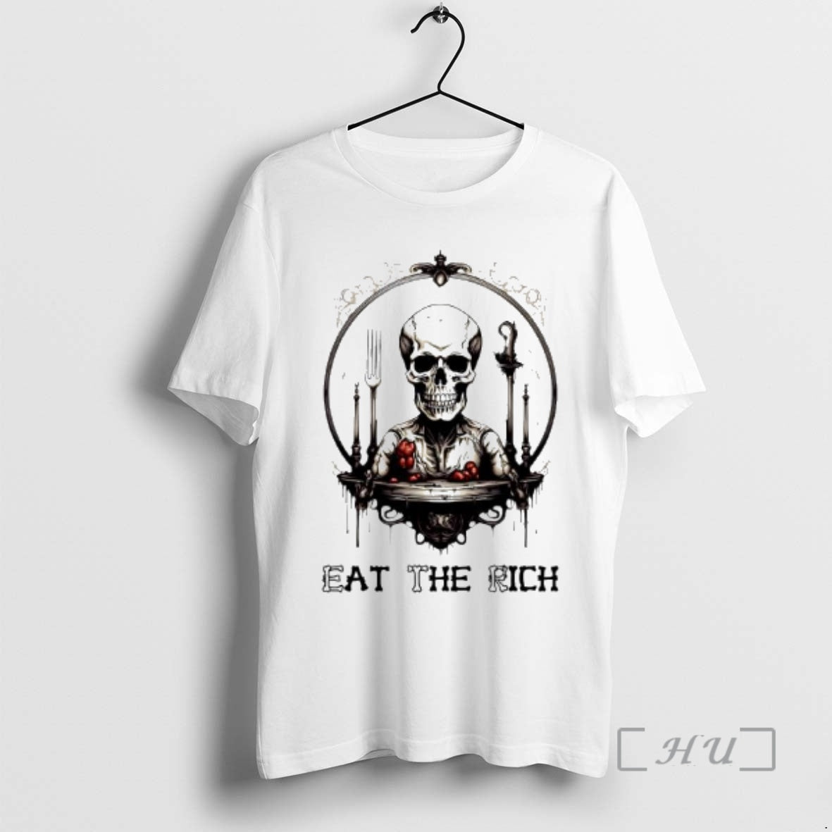 Trending Skeleton Eat The Rich Graphic