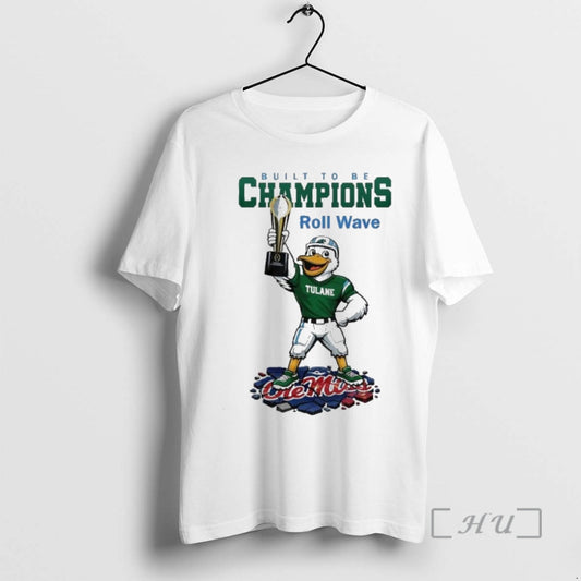 Trending Tulane Green Wave Ncaa College Football Playoff Game Built To Be Champions Roll Wave