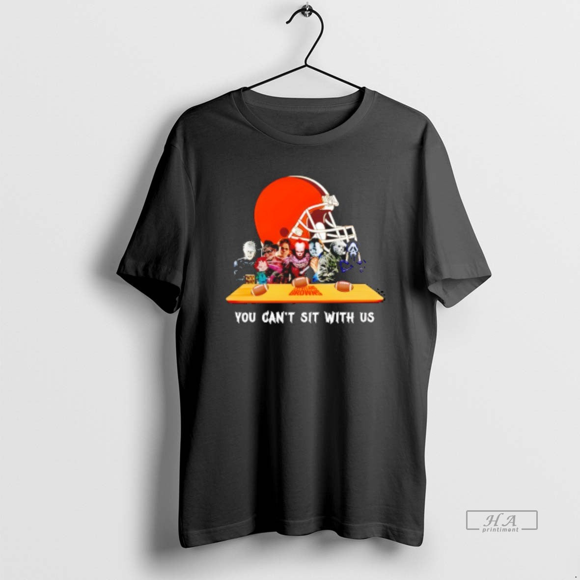 Trendy Horror Movie Characters You Cant Sit With Us Cleveland Browns Halloween
