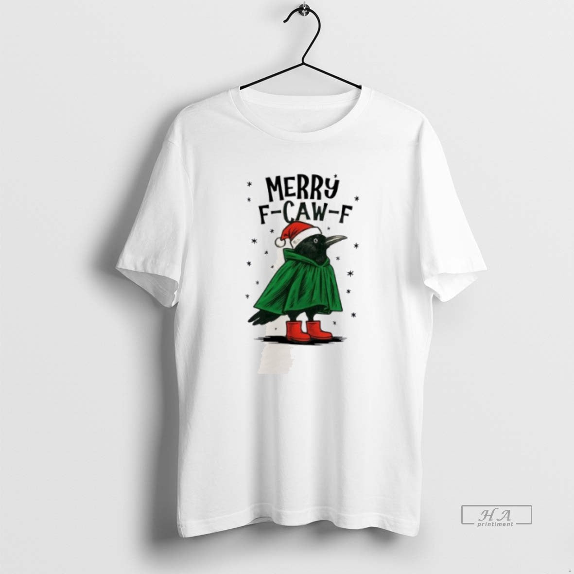 Trendy Merry F Caw F Funny Christmas