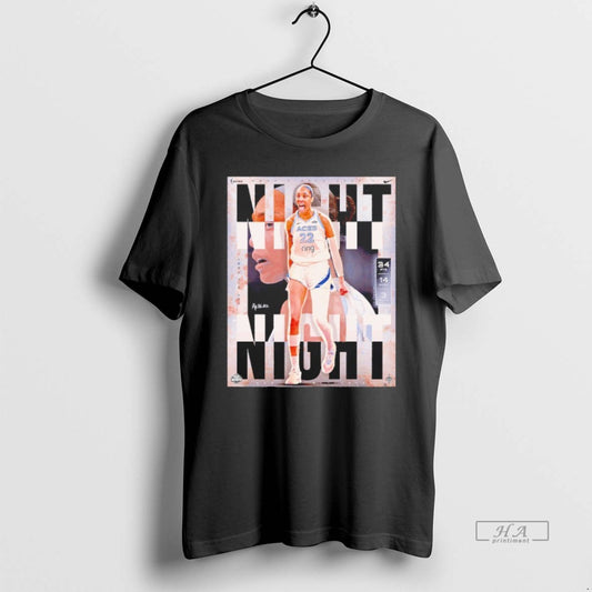 Trendy Night Night From The Goat Aja Wilson Las Vegas Aces Blackshirt