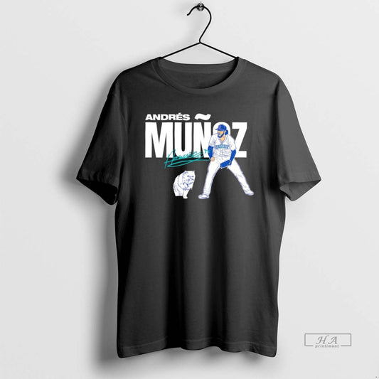 Trendy Seattle Mariners Baseball Andres Munoz Signature
