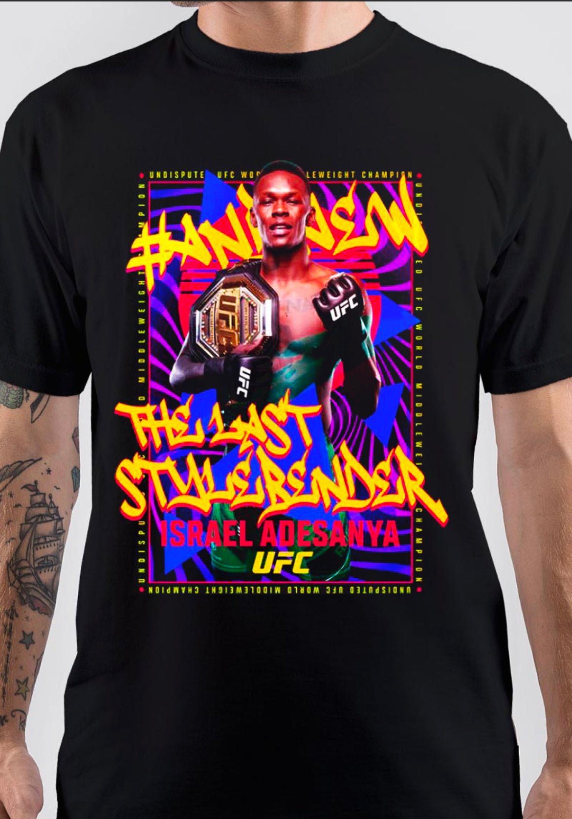 UFC ISRAEL ADESANYA T-Shirt
