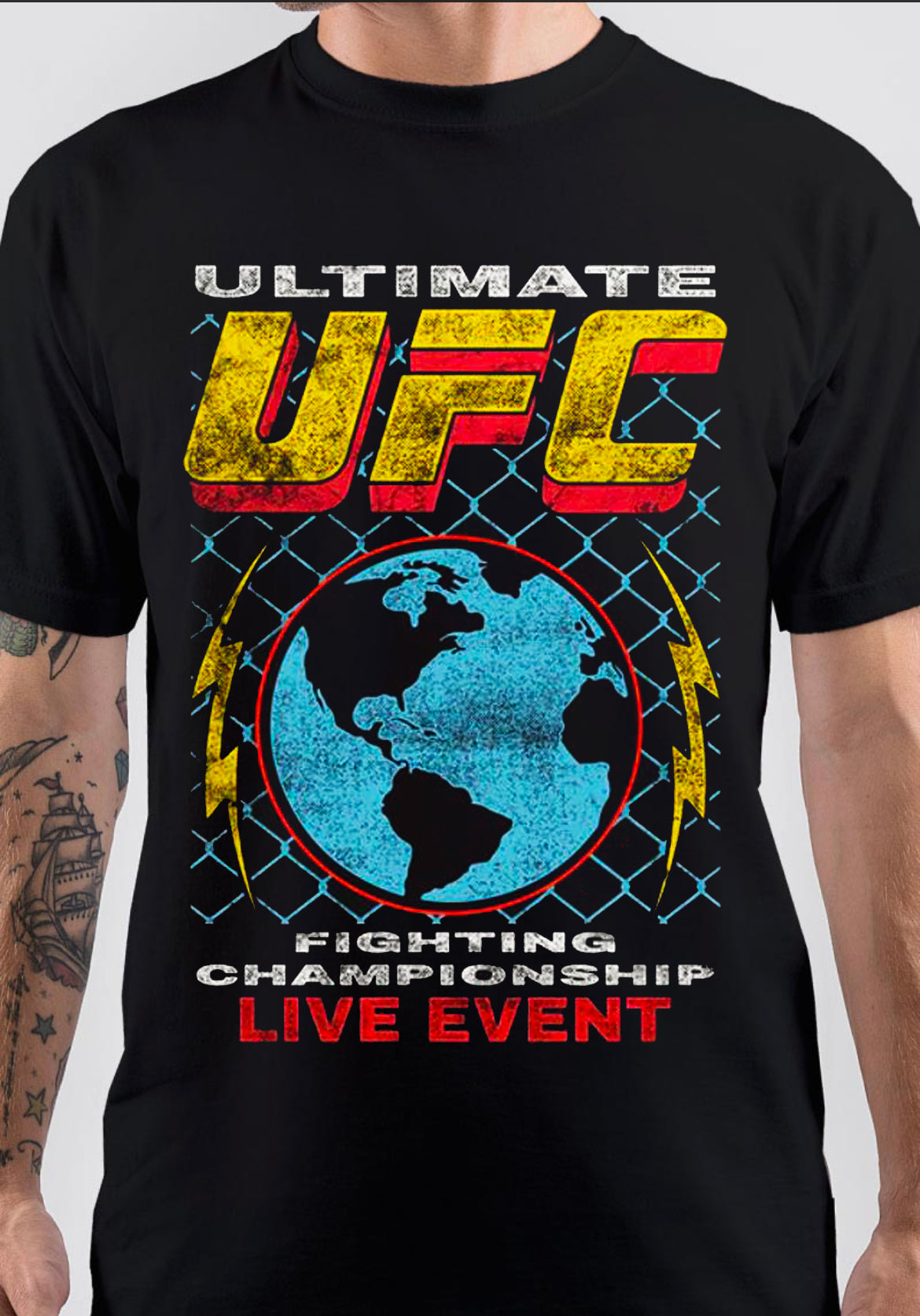 UFC WORLD OCTAGON TOUR T-SHIRT