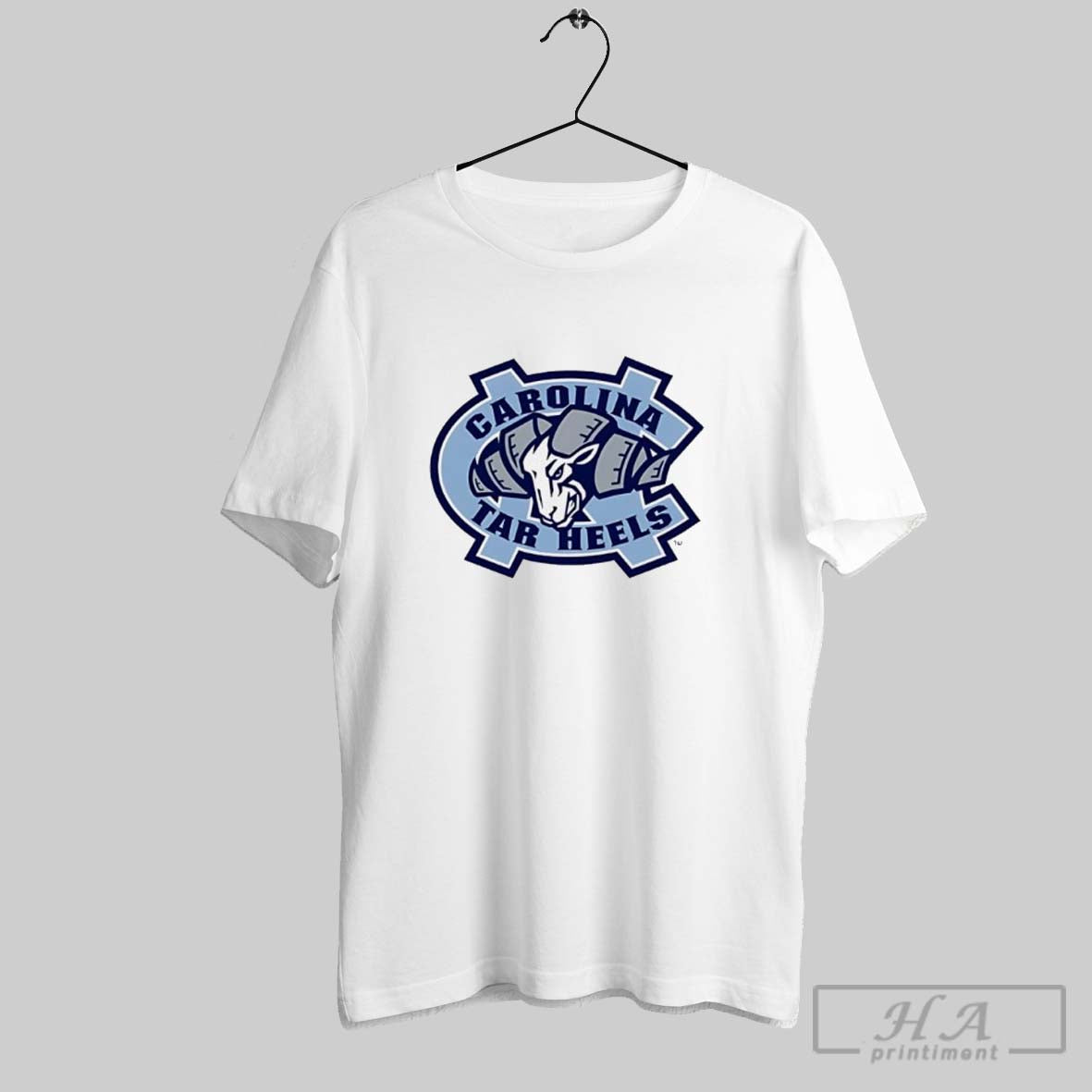 Unc Tar Heels Ram Logo Carolina Blue Rameses Mascot
