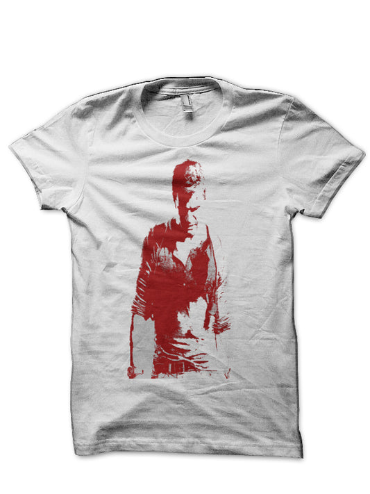 Uncharted Nathan Drake White T-Shirt
