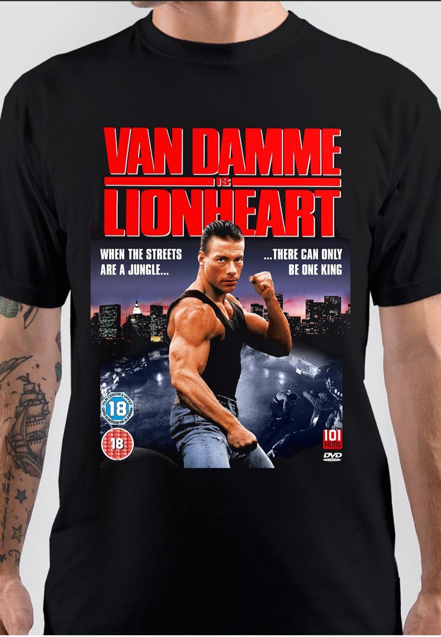 Van Damme Lionheart Black T-Shirt