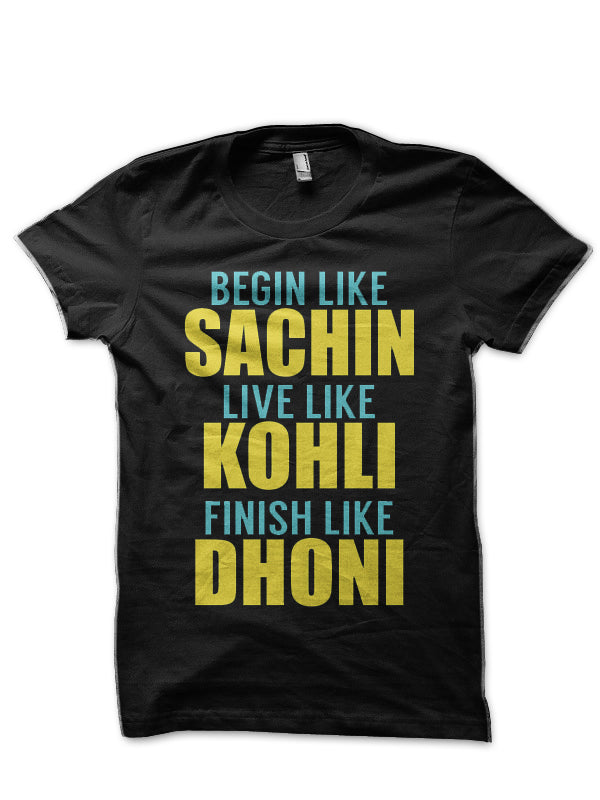 Virat Kohli Black T-Shirt