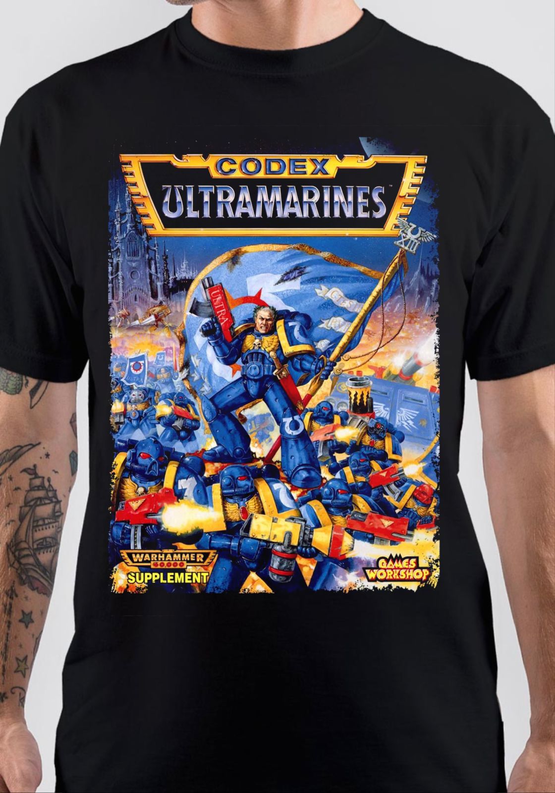 Codex Ultramarines Warhammer T-Shirt