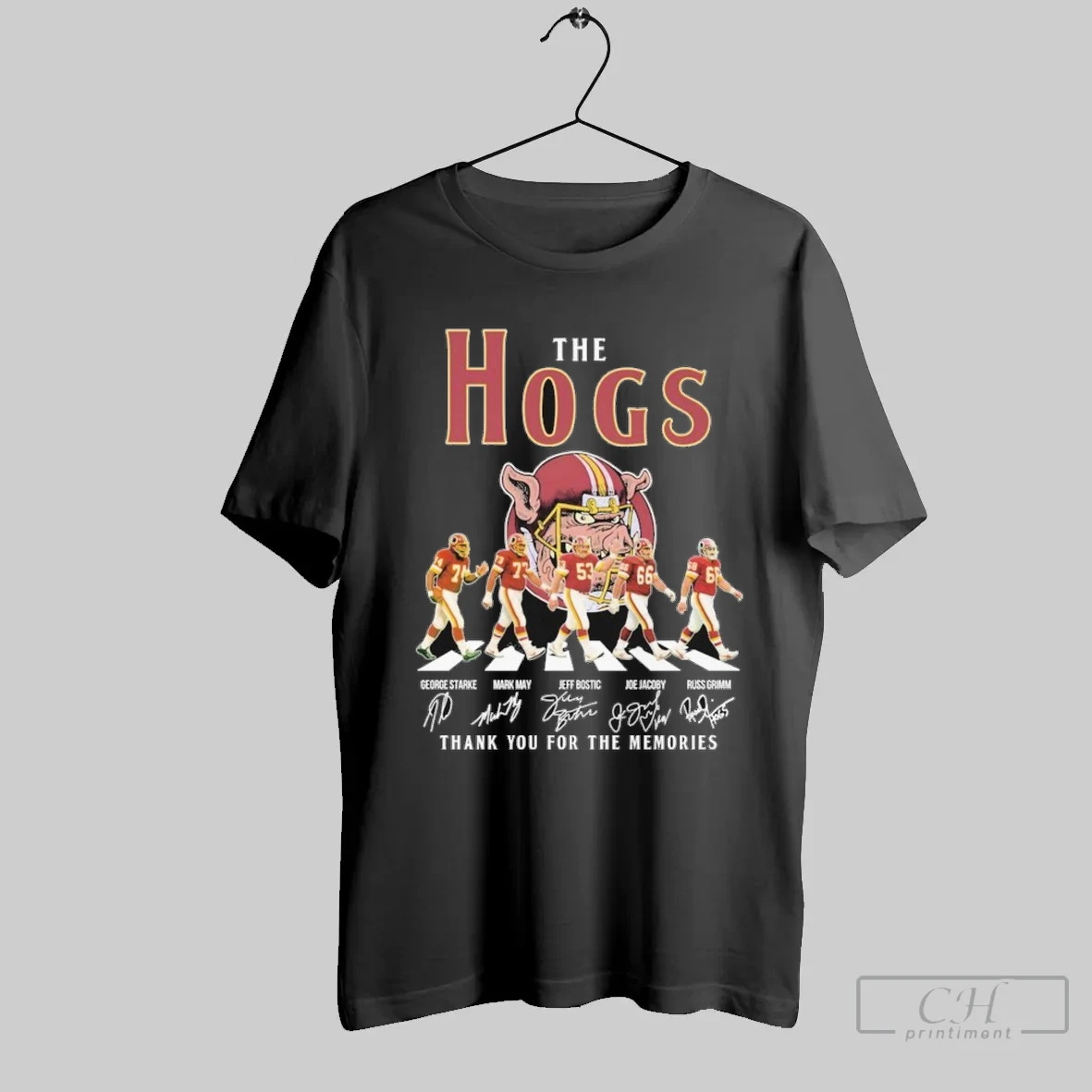 Washington Commanders The The Hogs Thank You For The Memories Road Abbey Signatures