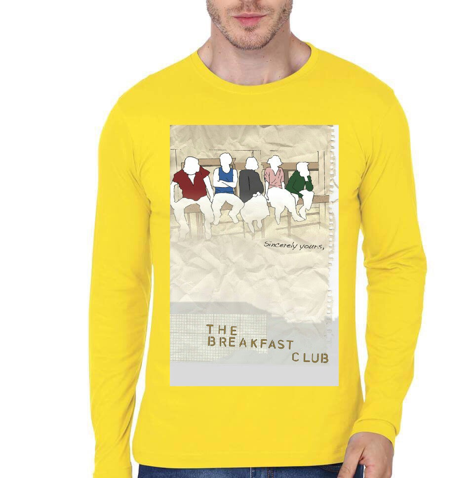 The Breakfast Yellow Full Sleeve Tee