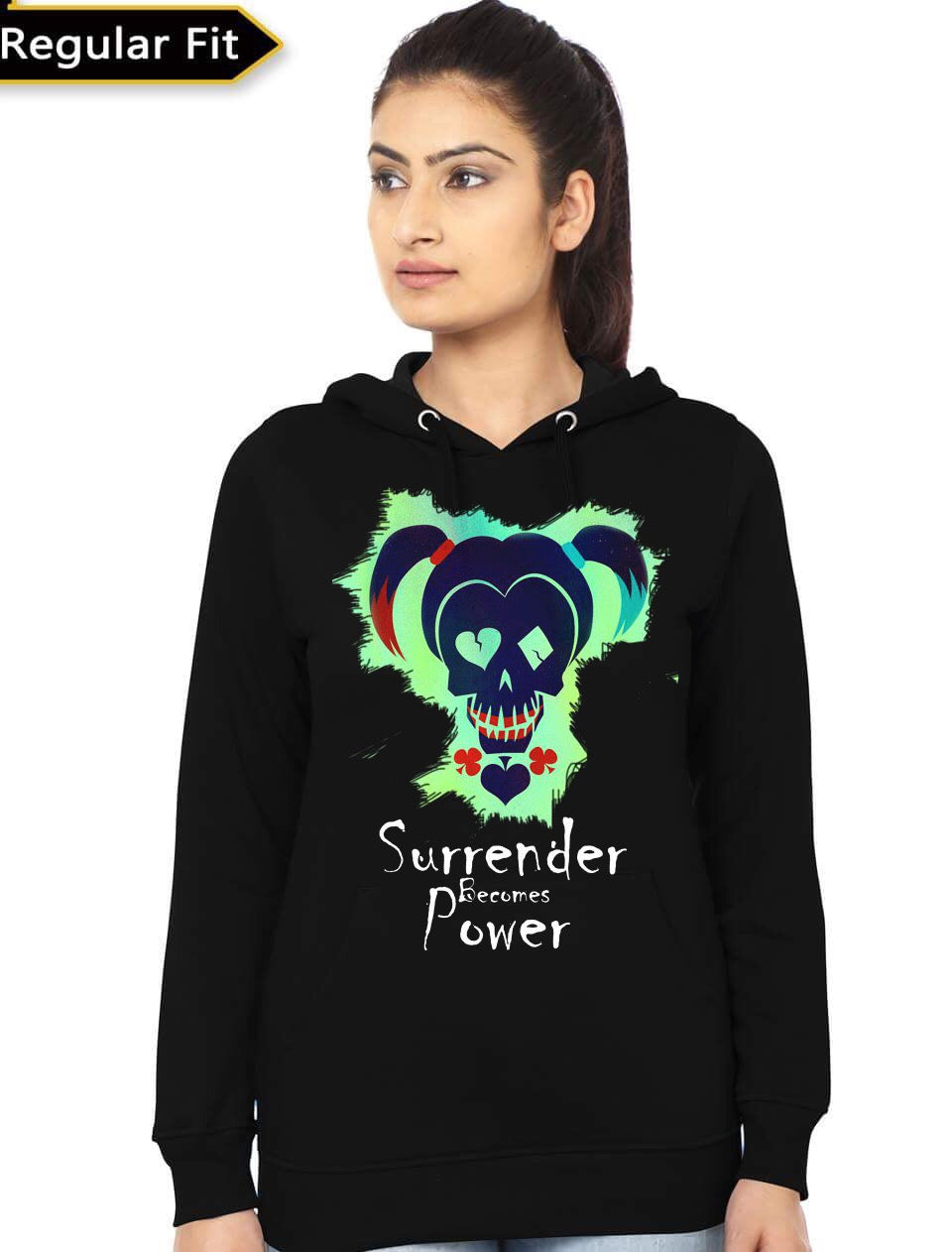 Desire Becomes Surrender Black Hoodie