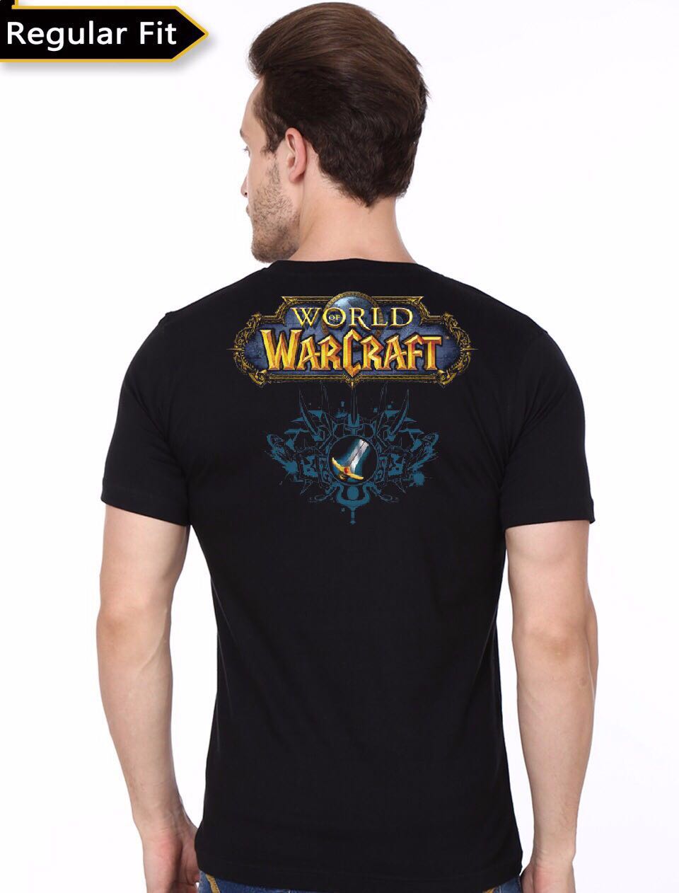 World of war craft black tee