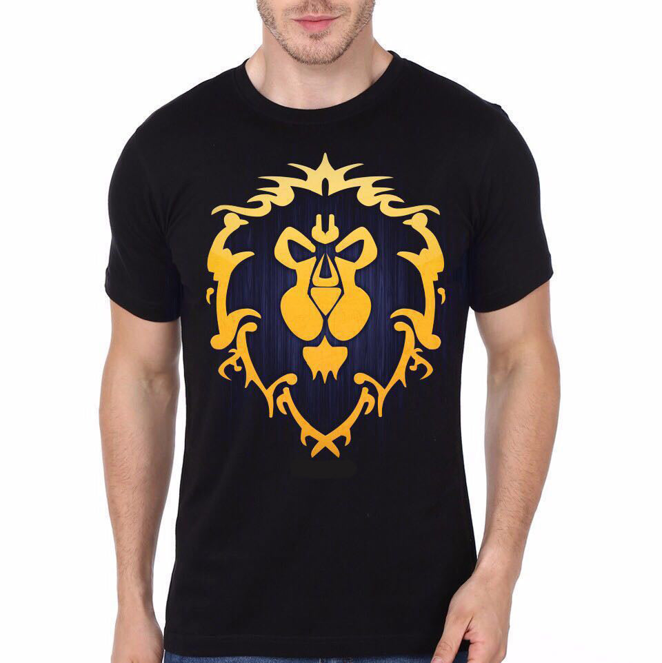 World of war craft black tee
