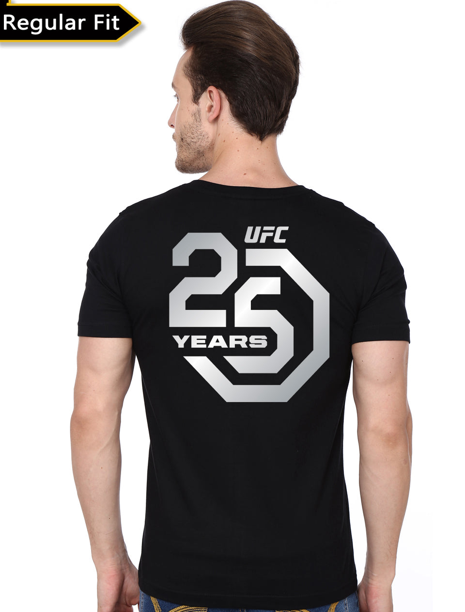 Khabib Time UFC V-Neck Black T-Shirt