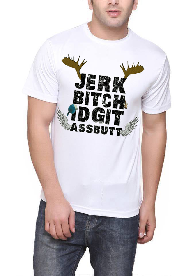 Jerk Bitch Idgit Assbutt Supernatural T-Shirt