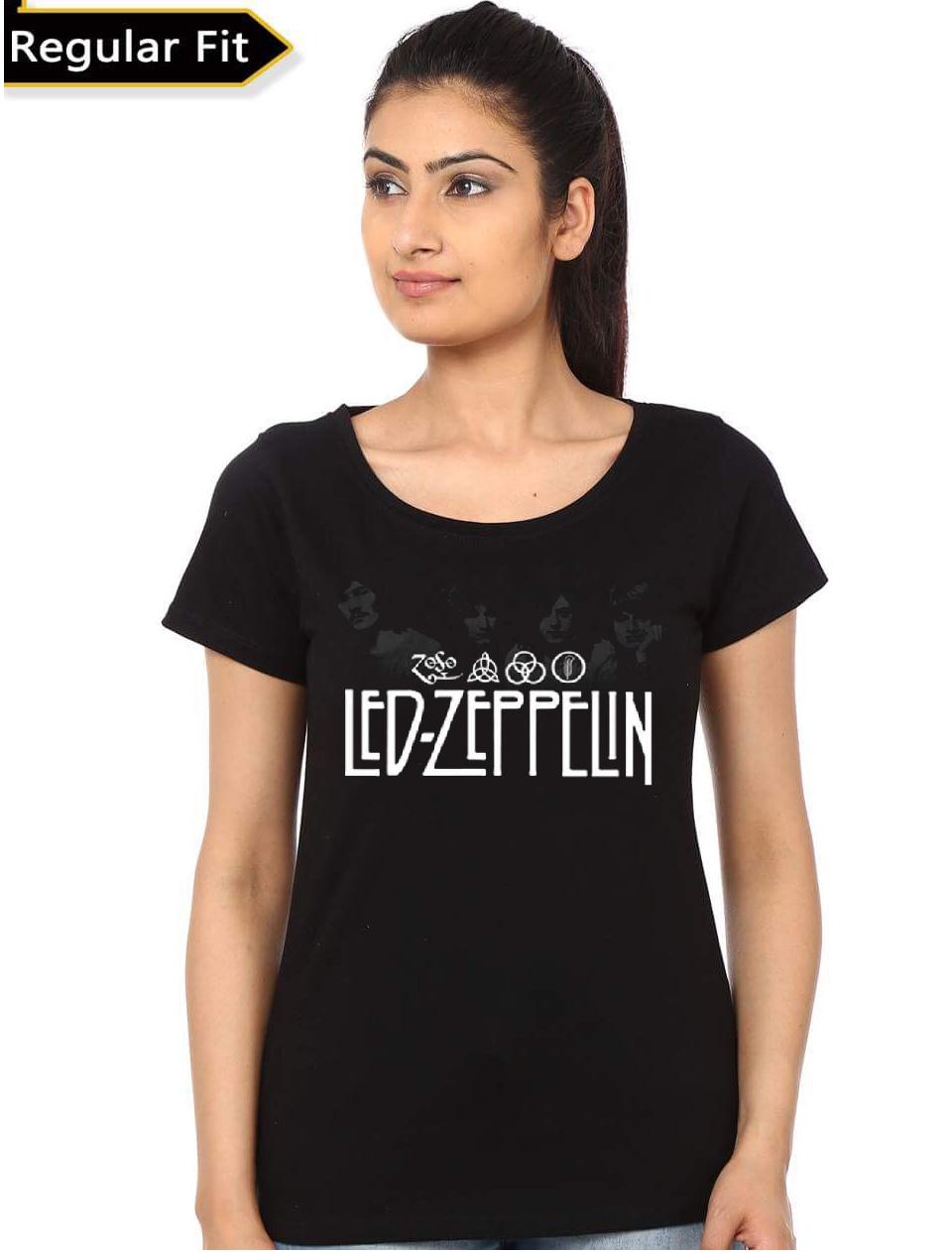 Led Zeppelin Girl’s Black T-Shirt