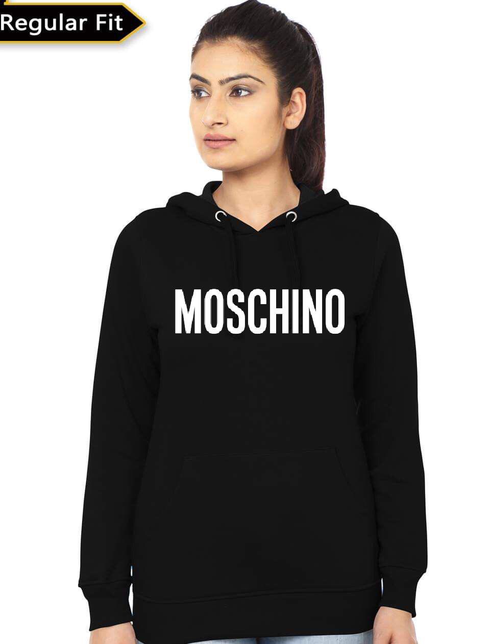 Moschino Girls Black Hoodie