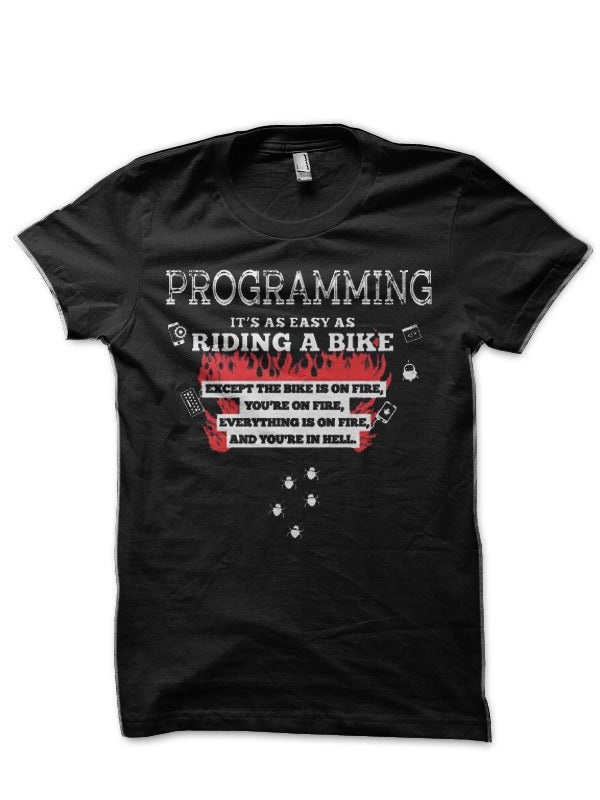 Its As Easy As Riding A Bike Half Sleeve T-Shirt