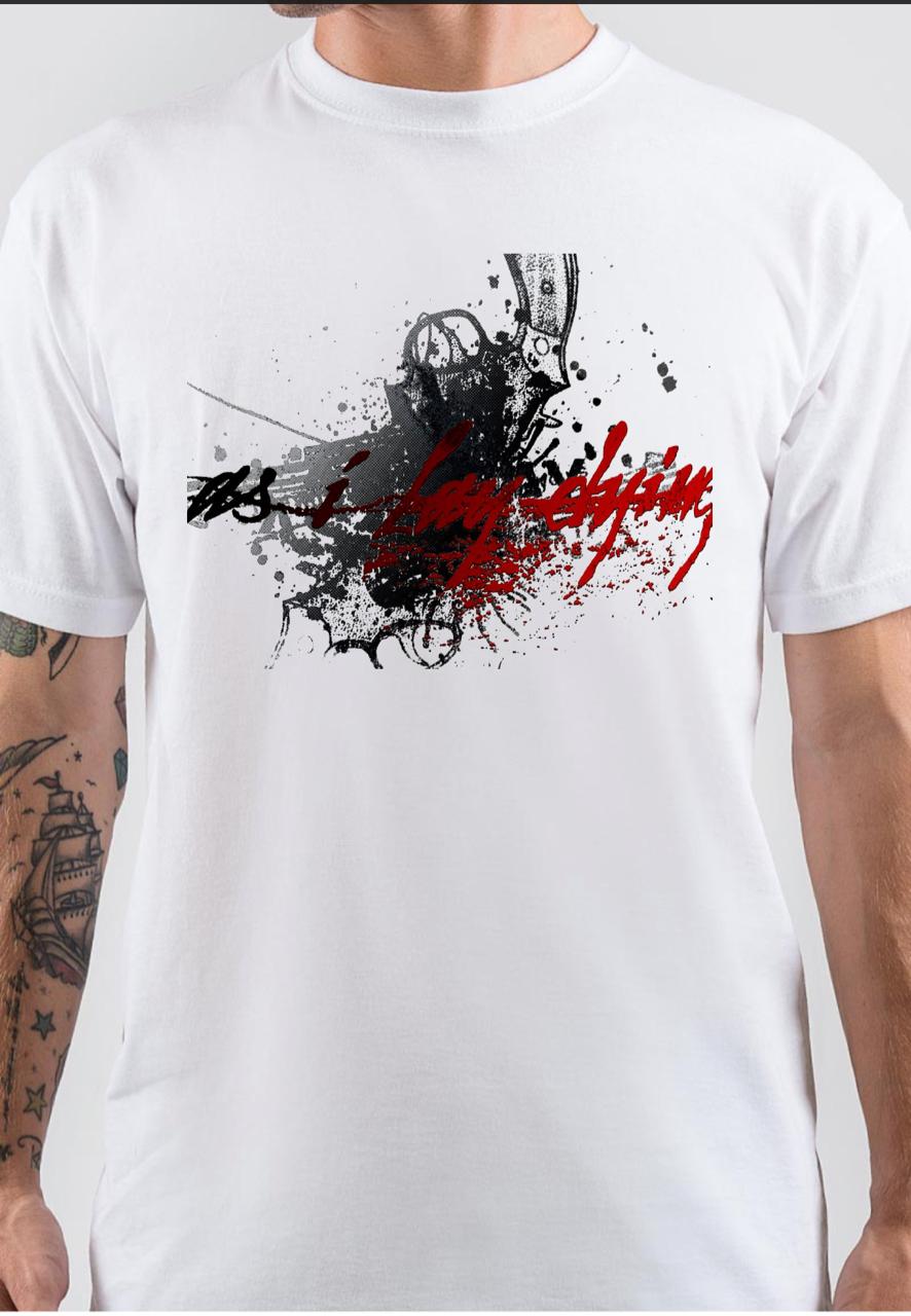 Artwork as i lay dying logo by Akanine White T-Shirt