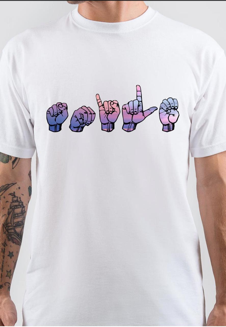 Smile Sign Stickers T-Shirt