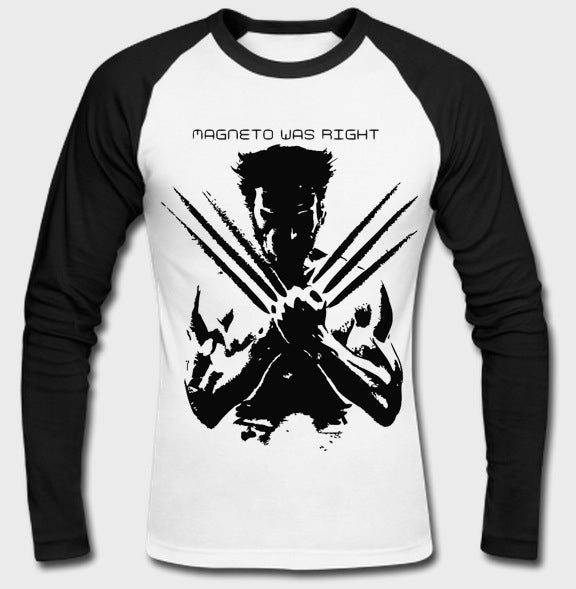 ‘Wolverine Full Sleeves Raglan T-shirt