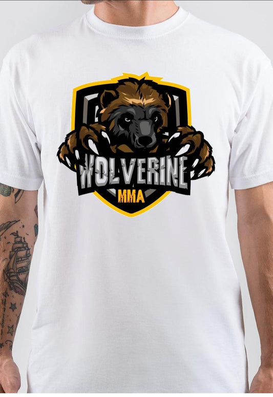 Wolverine MMA White T-Shirt