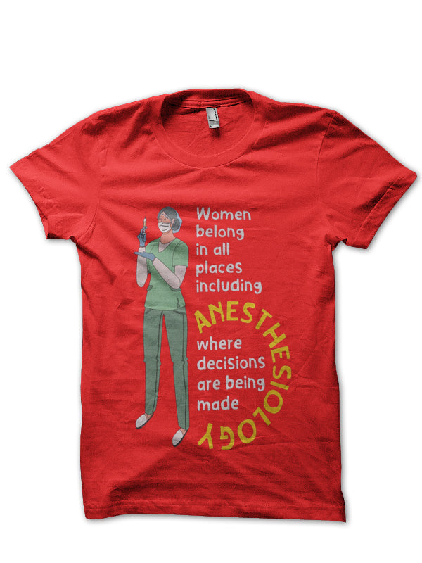 Women In Anesthesiology Doctor T-Shirt
