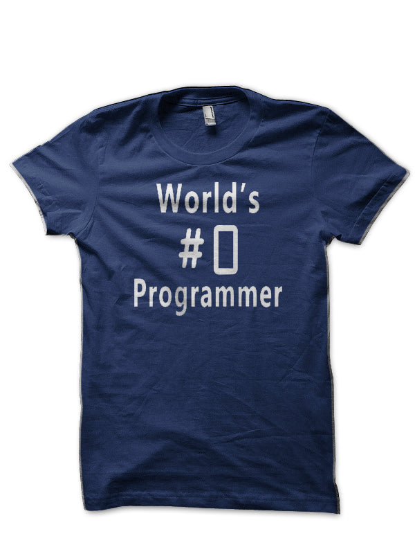 World Programmer Navy Blue T-Shirt