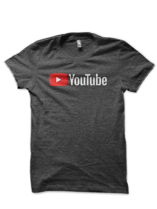 Youtube Charcoal Grey T-Shirt