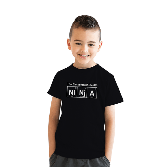 Element of Stealth Youth Tshirt Ninja Graphic Tee Kids