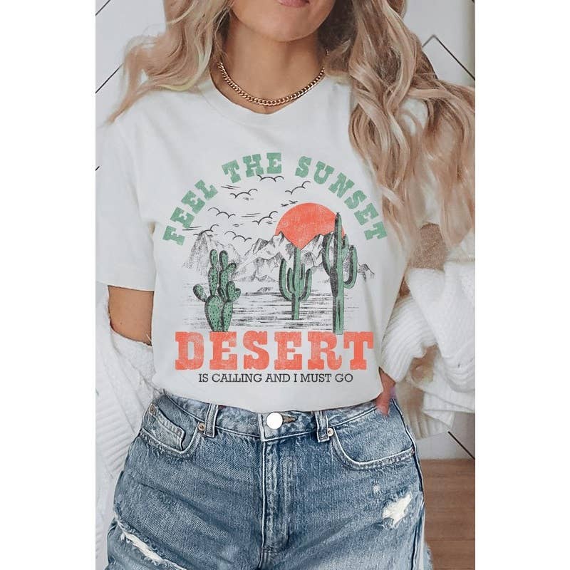 Feel the Sunset Desert Short Sleeve Tee