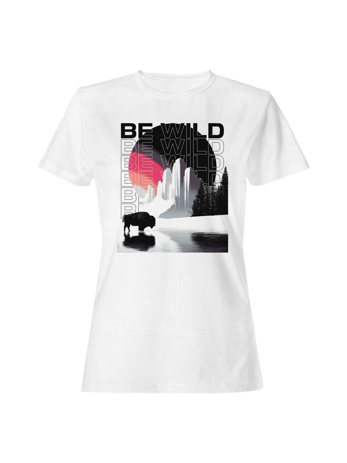 Be Wild: Majestic Canyon Sunset Women's T-Shirt