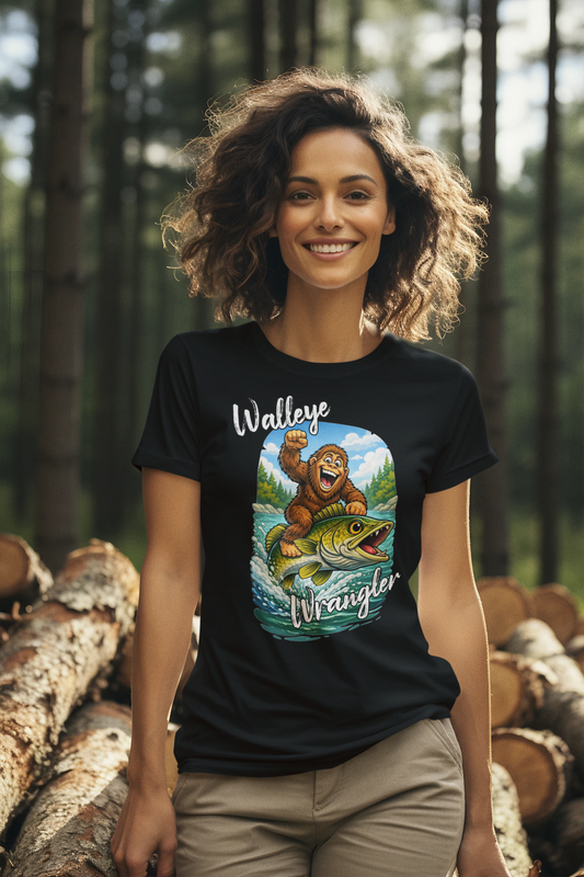 Bigfoot Walleyer Wrangler T-Shirt (Black)