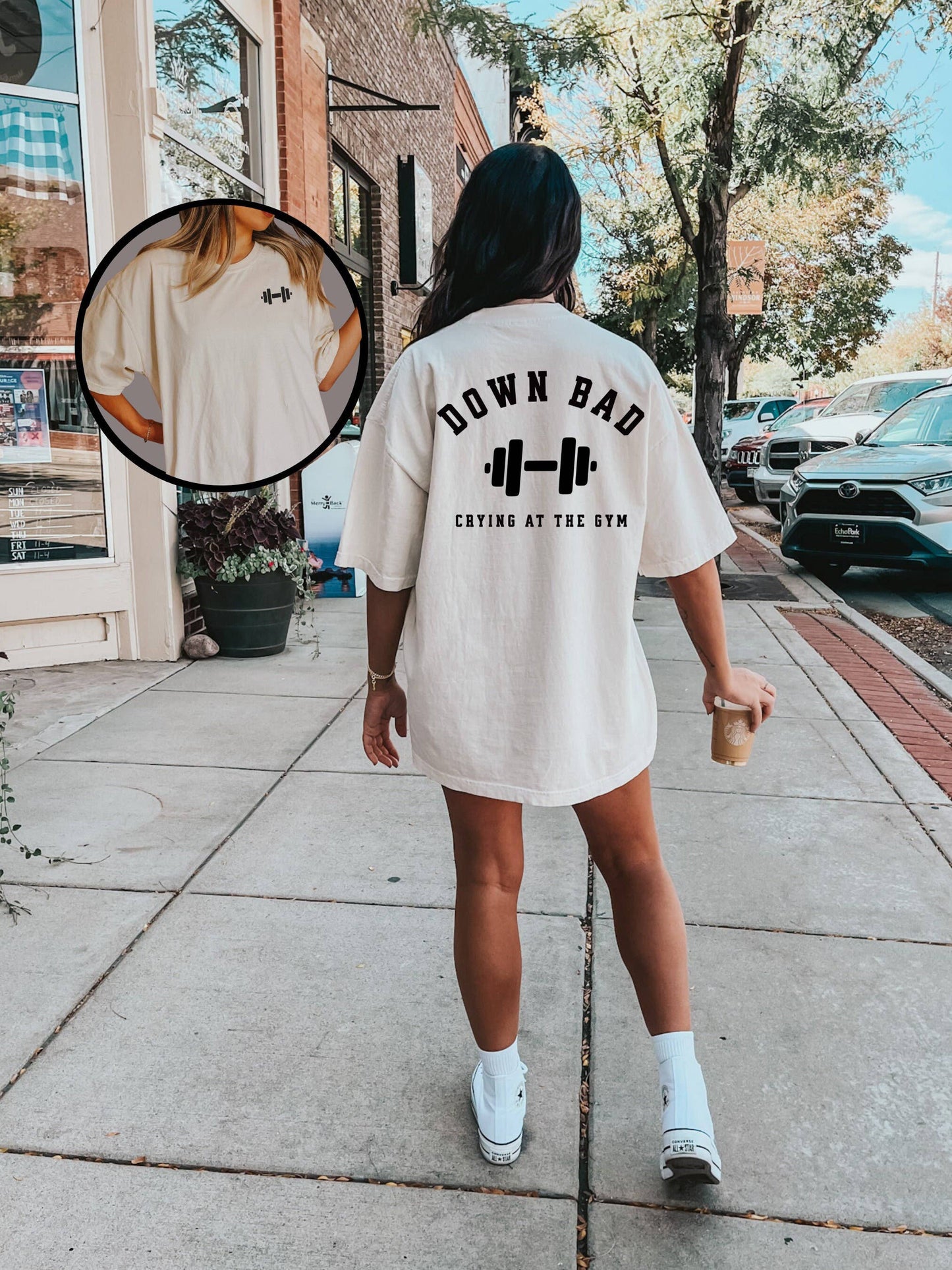 Down Bad Gym Workout Tee For Pump Covers