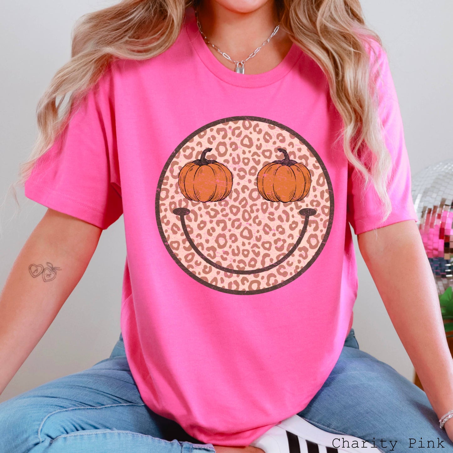 Leopard Pumpkin Fall 2025 Graphic Tee  | Bella Canvas