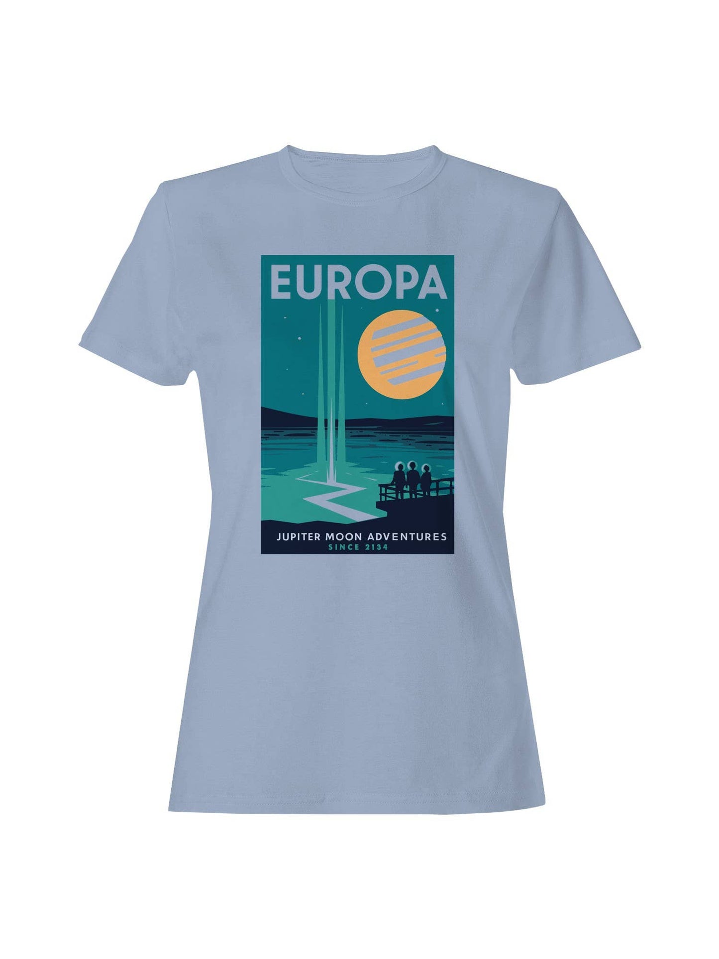 Europa Jupiter Moon Adventures Art Women's T-Shirt