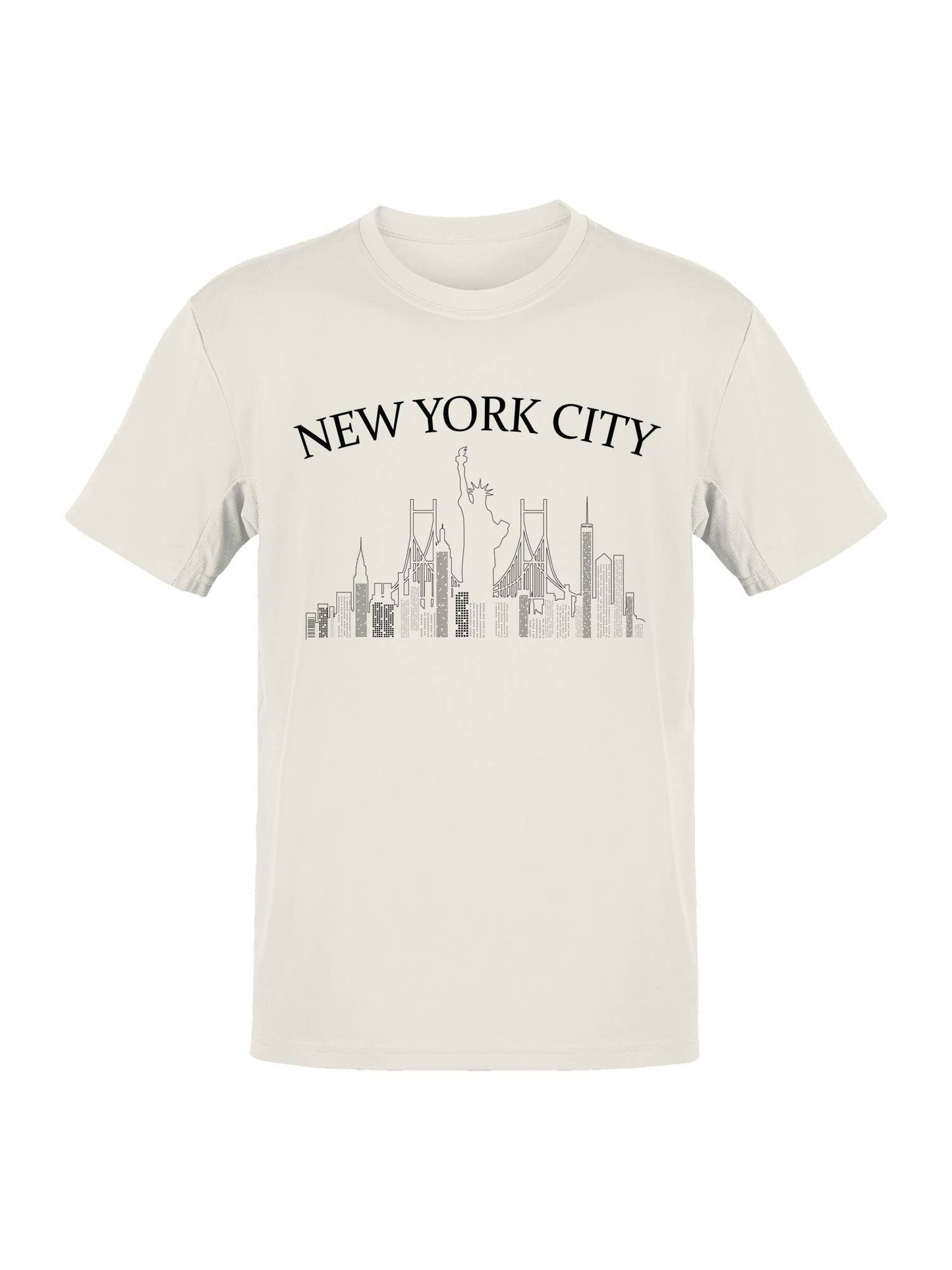 Nyc Skyline Wall Graphic Men's T-Shirt