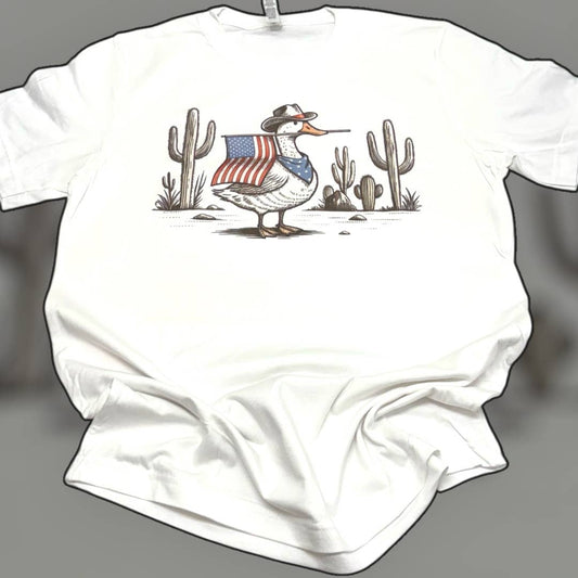 Goose American Flag T-Shirt