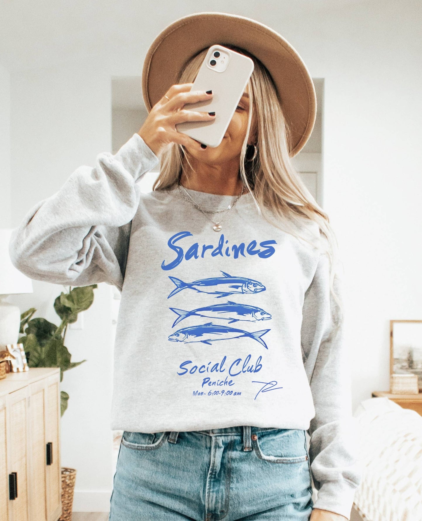 Sardines Social Club Crew Neck Sweatshirt