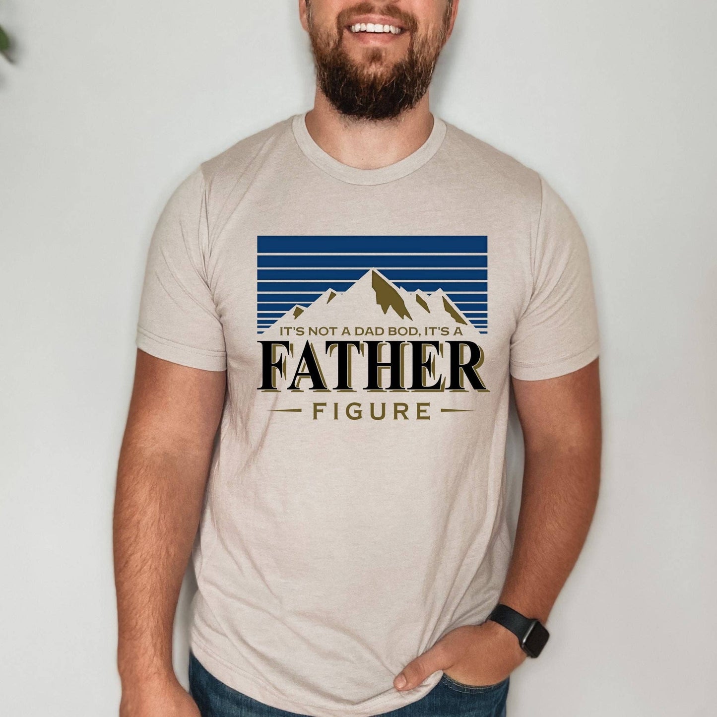 Father Figure Beer Loving Dad Tshirt *Unisex Fit* 1043
