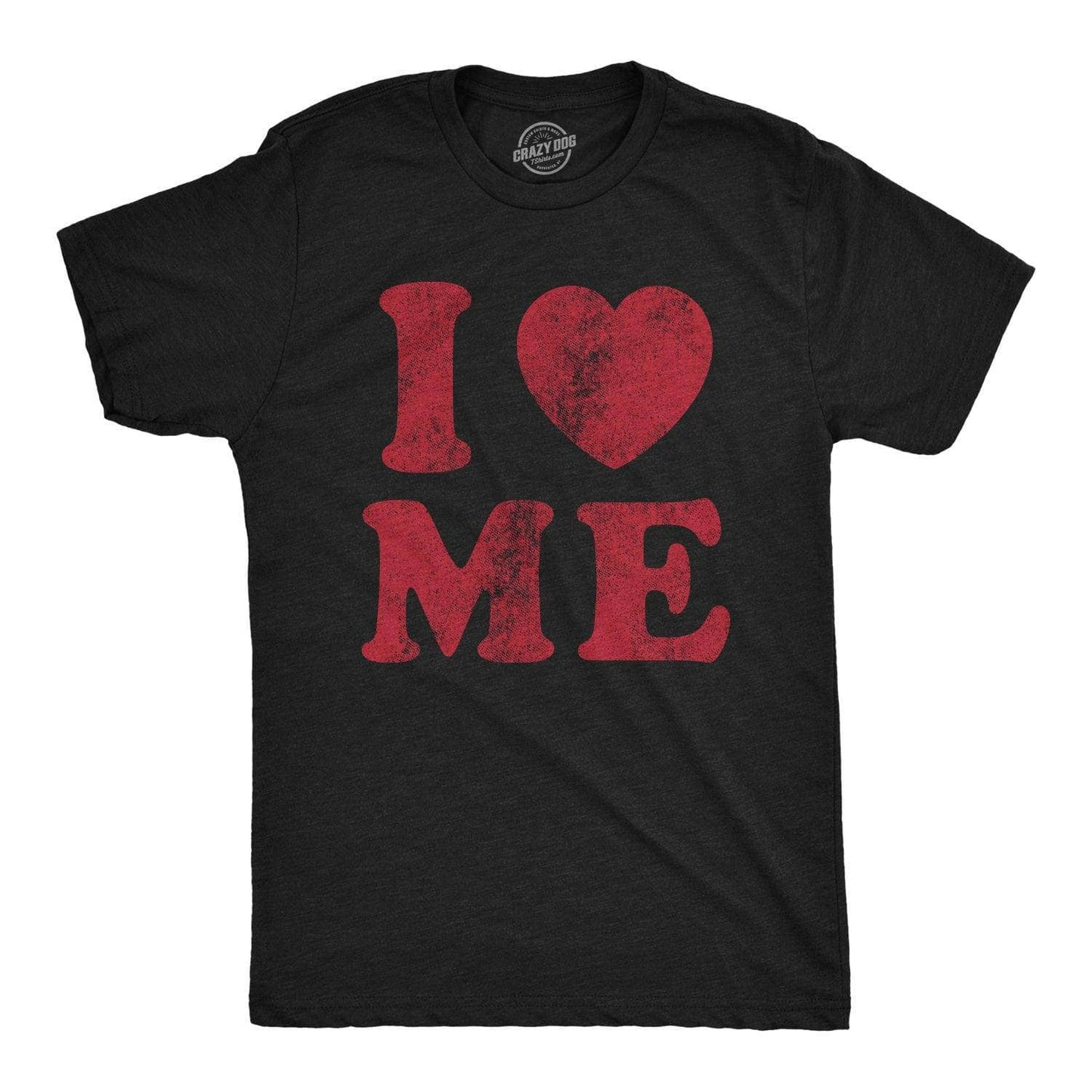 I Love Me Men's Tshirt Valentine's Day Graphic Tee Western T