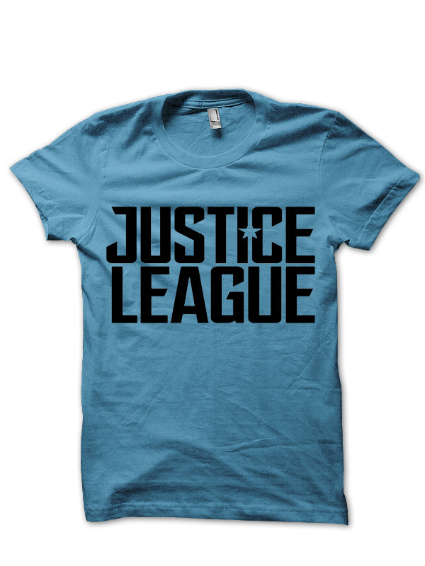 Justice League Light Blue Tee