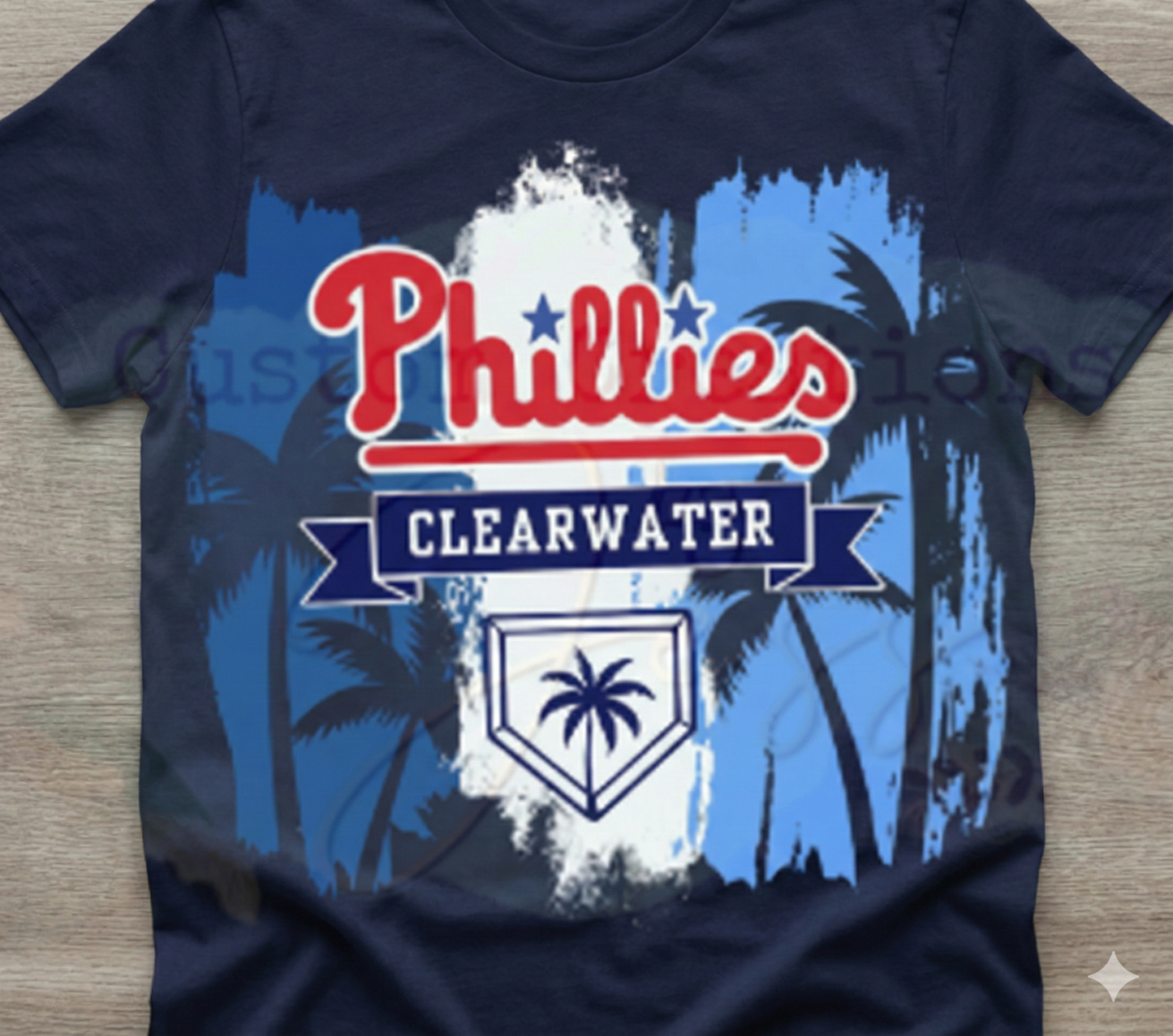 Phillies Clearwater Spring Training Vintage Baseball Tee