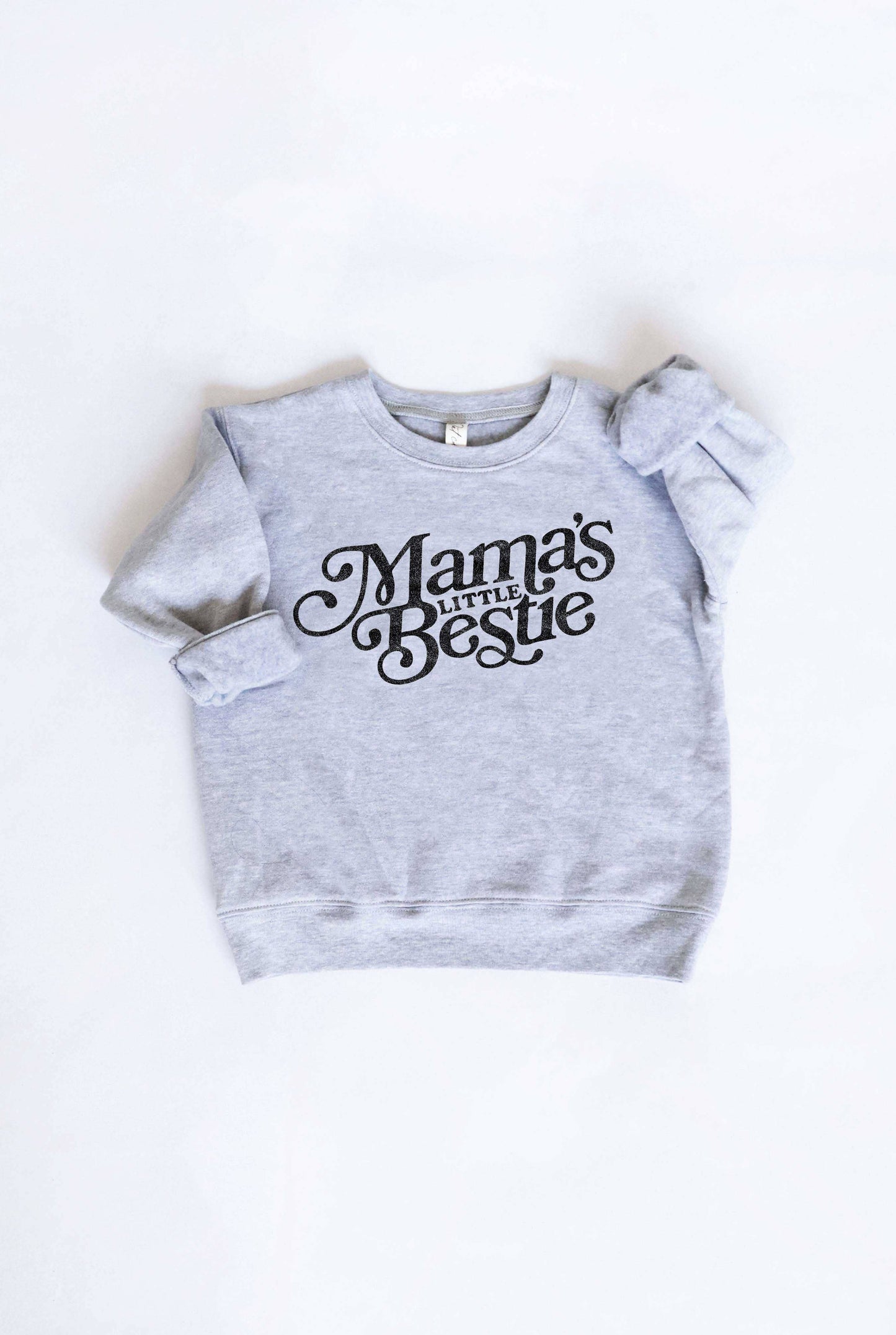 Mama's Little Bestie  Toddler Unisex Graphic Sweatshirt