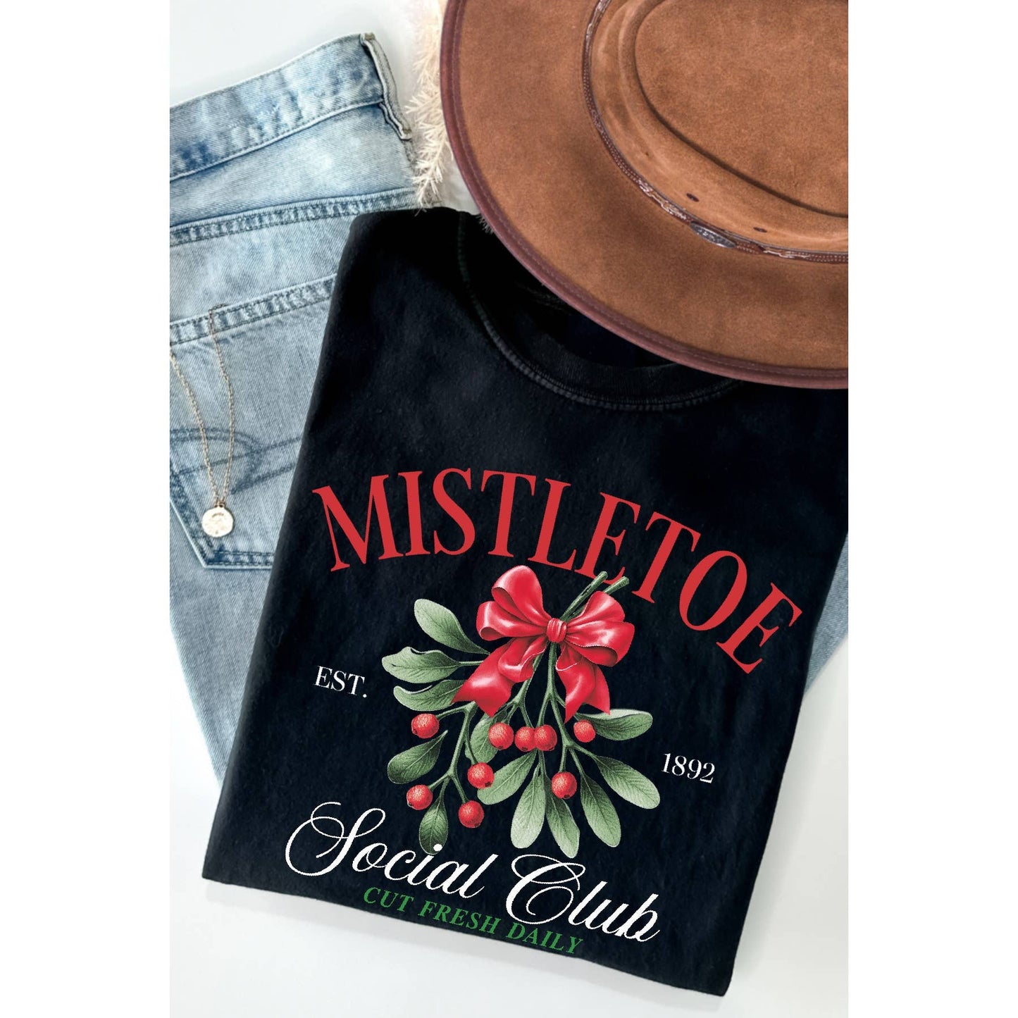 Mistletoe Social Club Short Sleeve Tee